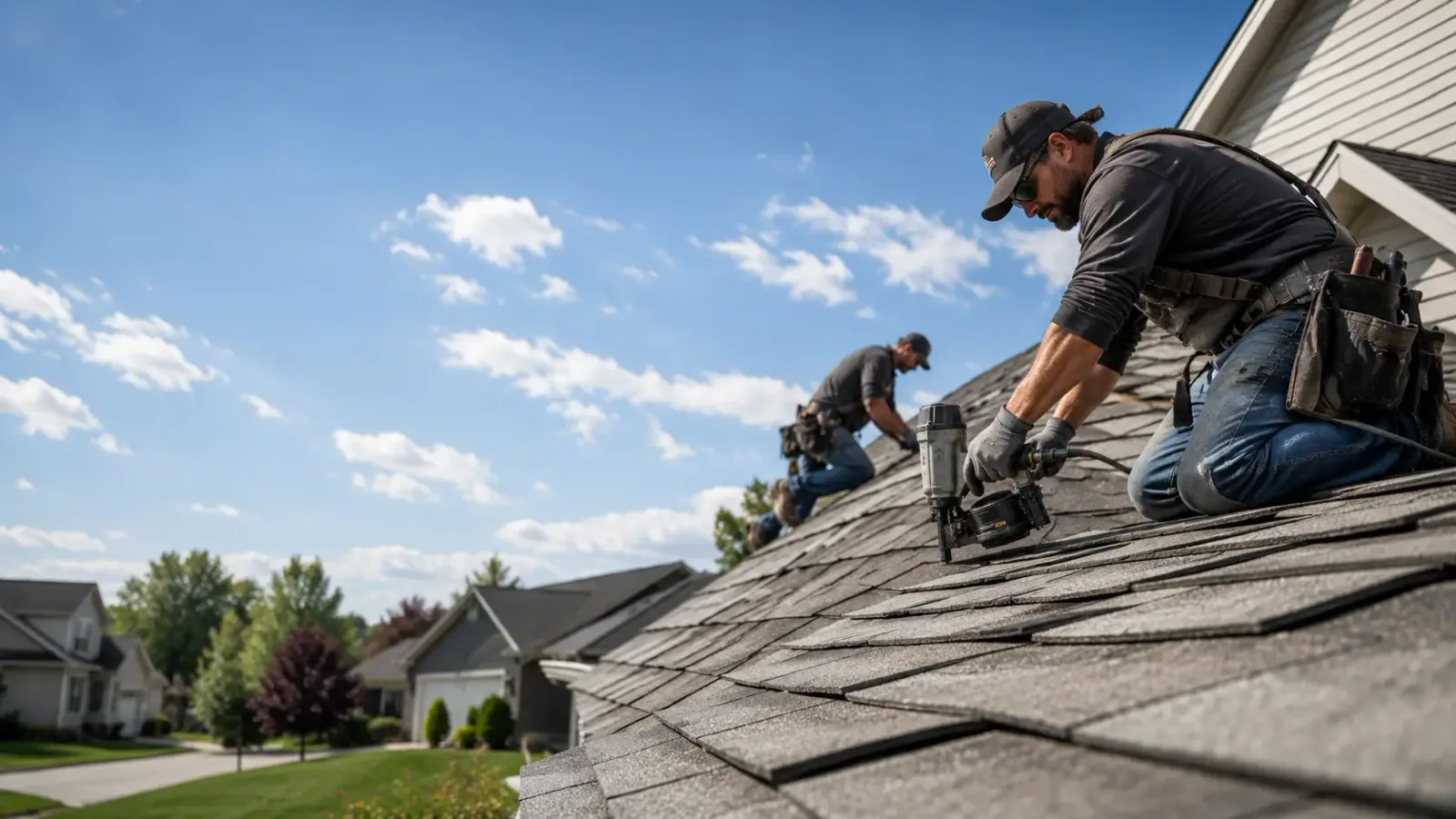 Storm Damage Roof Repair in Ludell, KS near me
